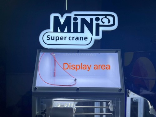 NEW Mini Claw Machine Arcade Premium Toy Plush with Bonus Box & Bill Acceptor