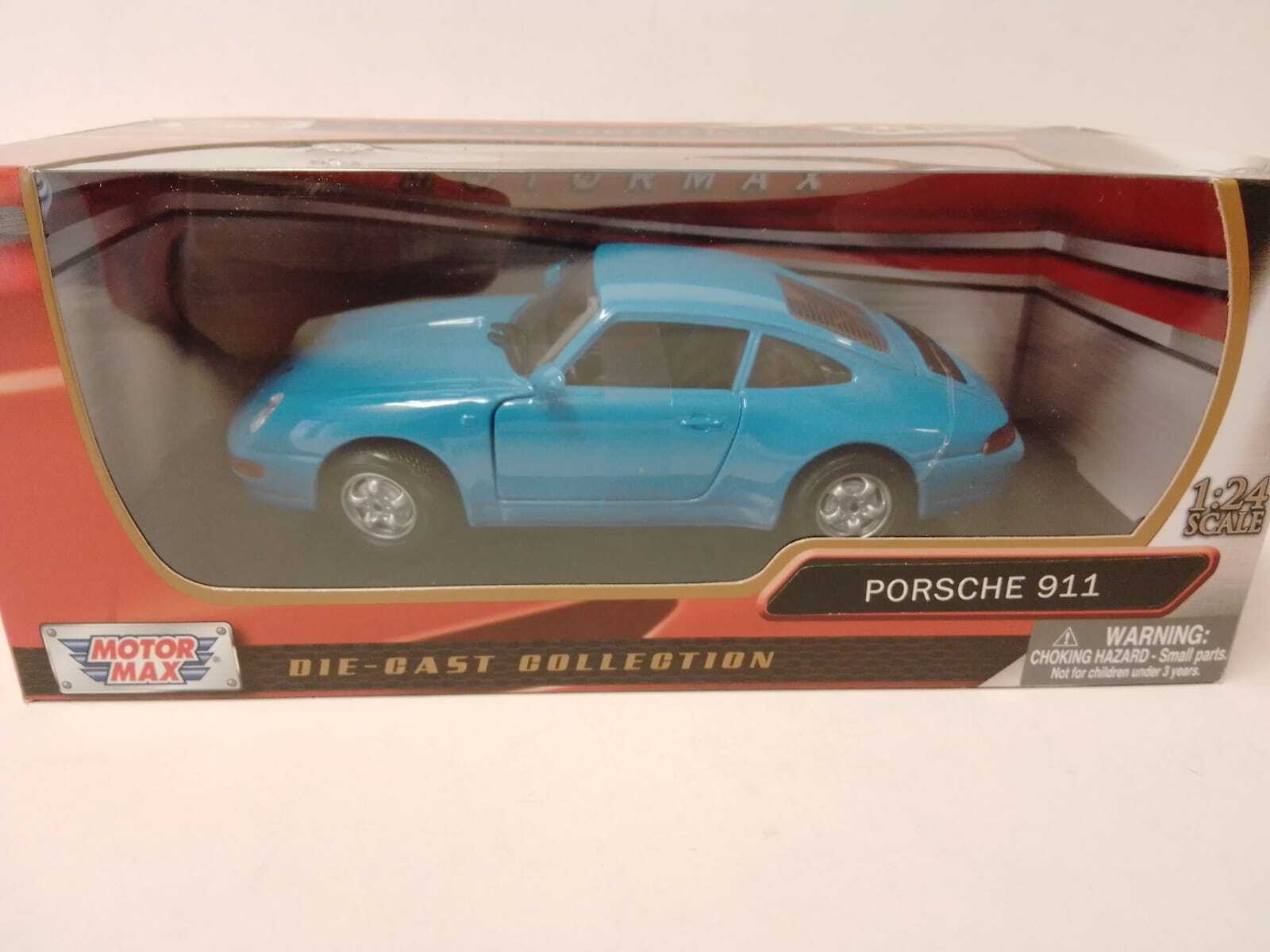 モーターマックス　　ポルシェ911 Porsche 911 Turbo Cabriolet Grey Diecast Model Car | Motormax