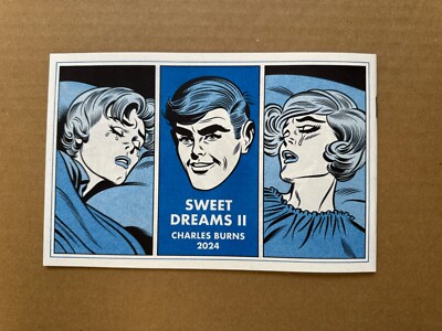 SWEET DREAMS II CHARLES BURNS Risograph Comic Zine 2024 Out of Print BLACK HOLE