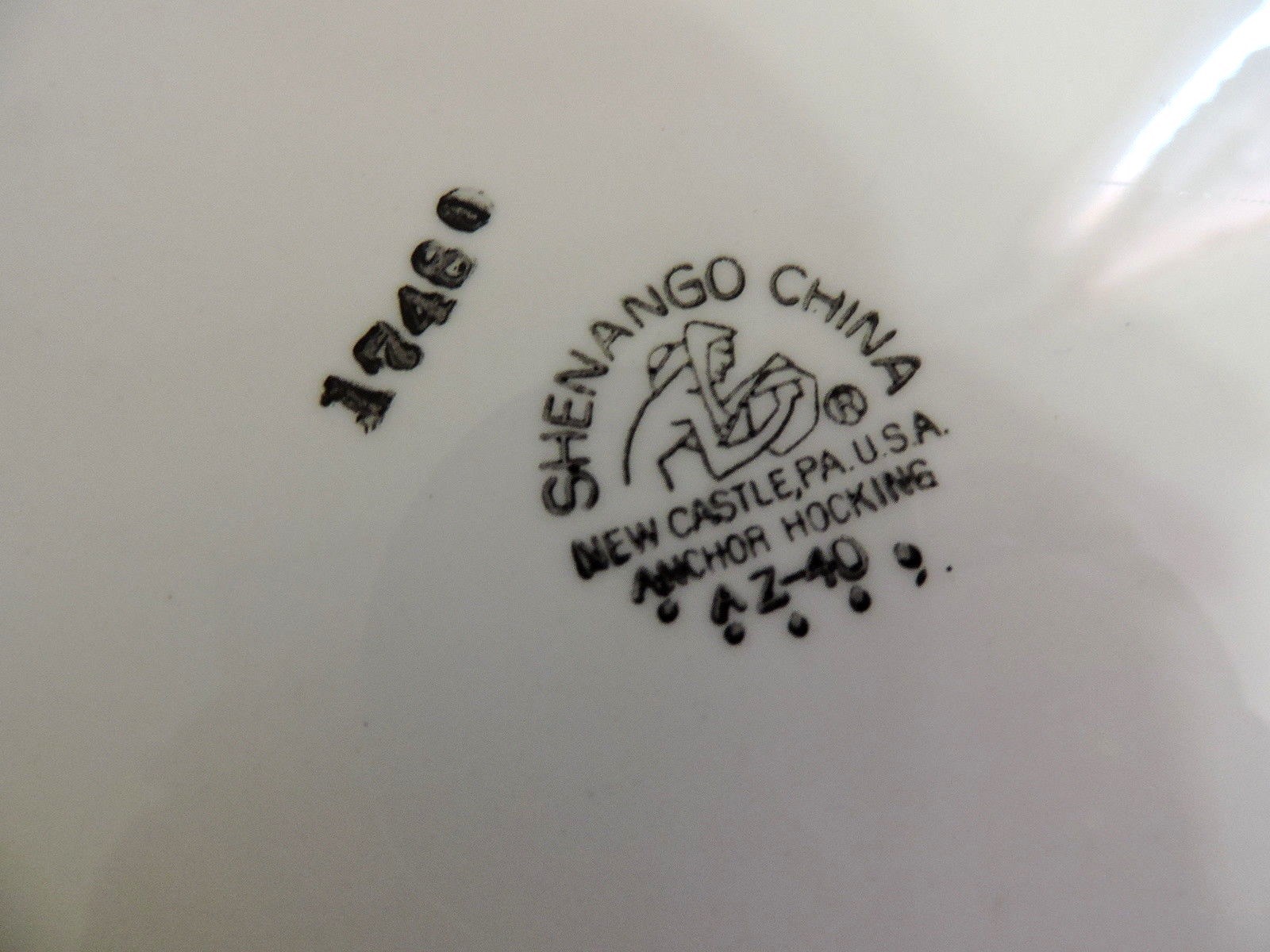 Shenango China Restaurant Ware Oval Platter Plate New Castle Pa. Restaurantware