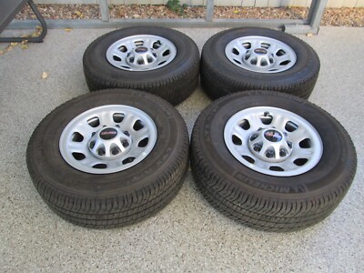 18''  GMC CHEVY  HD 2500 3500 OEM FACTORY STEEL WHEELS TIRES WITH SENSORS