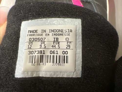 Pre-owned Nike Greco Supreme Womens 2007 Wrestling Sneaker Shoes Black/pink Sz 12