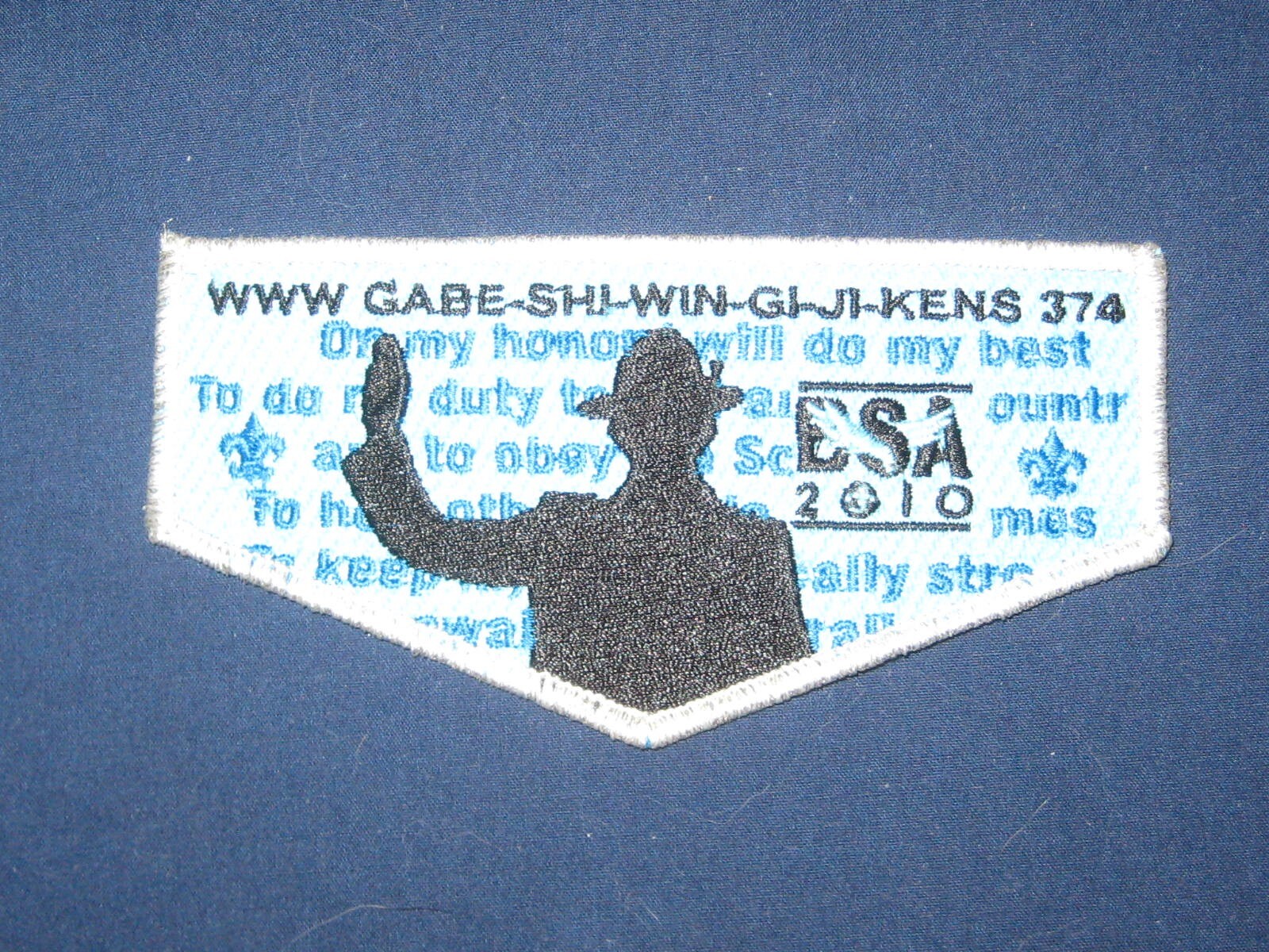Gabe-Shi-Win-Gi-Ji-Kens 374 s BSA 100th Anniversary flap TP1