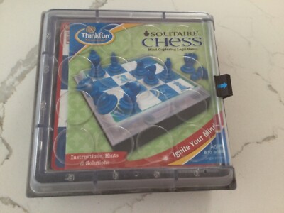 Thinkfun Solitaire Chess Mind-Capturing Logic Puzzle Game 60 Challenges