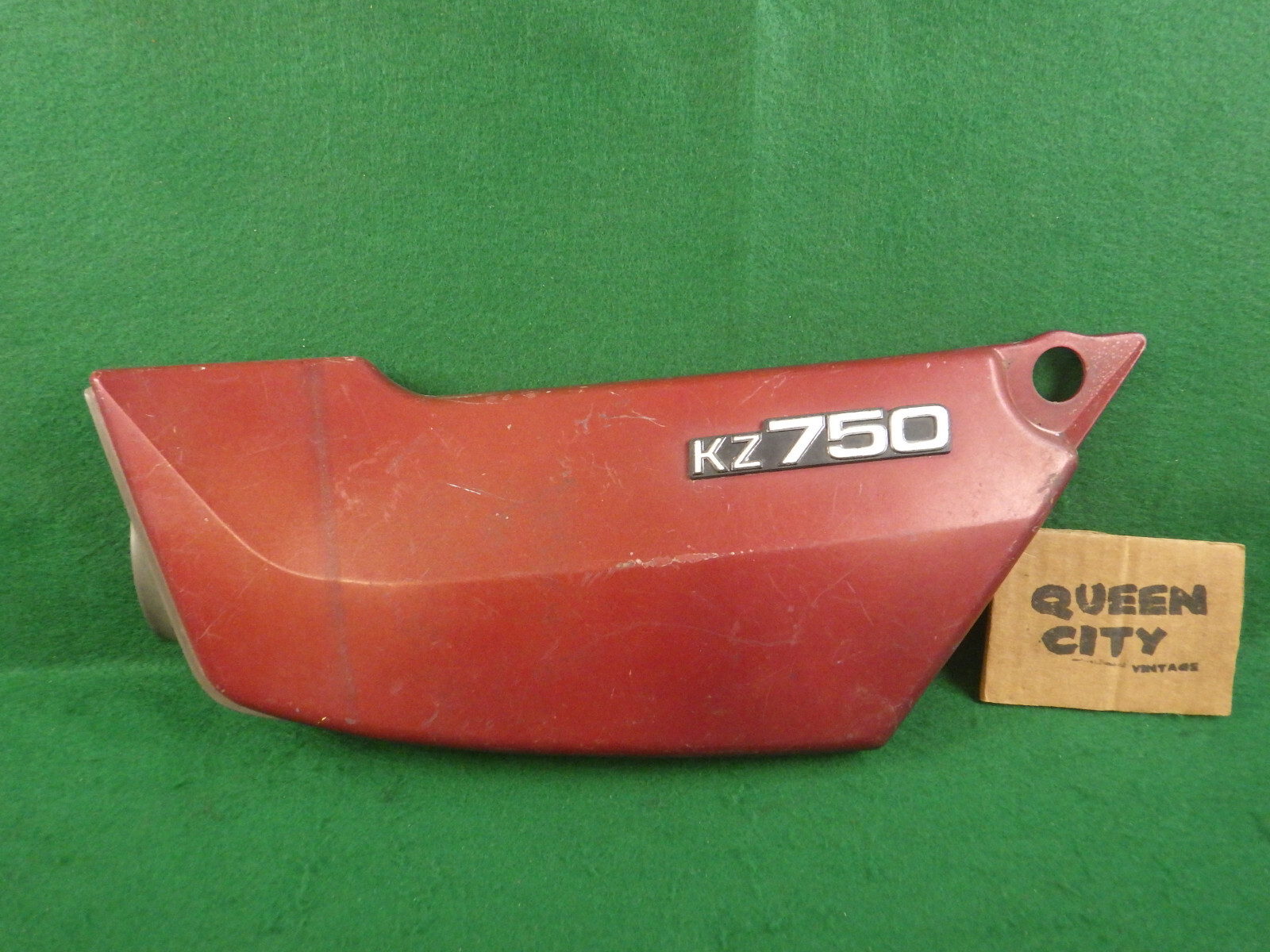 Vintage 1976-79 Kawasaki KZ750 KZ-750 Left side cover