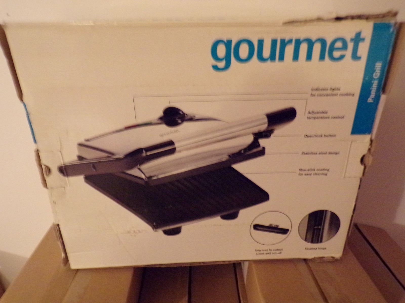 Gourmet Panini Grill - NEW in Box - Create bistro style gourmet sandwiches