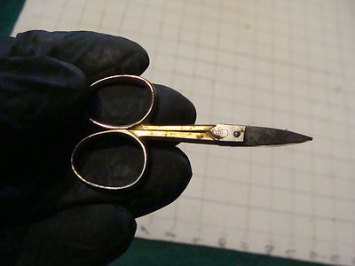 Vintage sewing item: small GERMAN SCISSORS d.peres germany