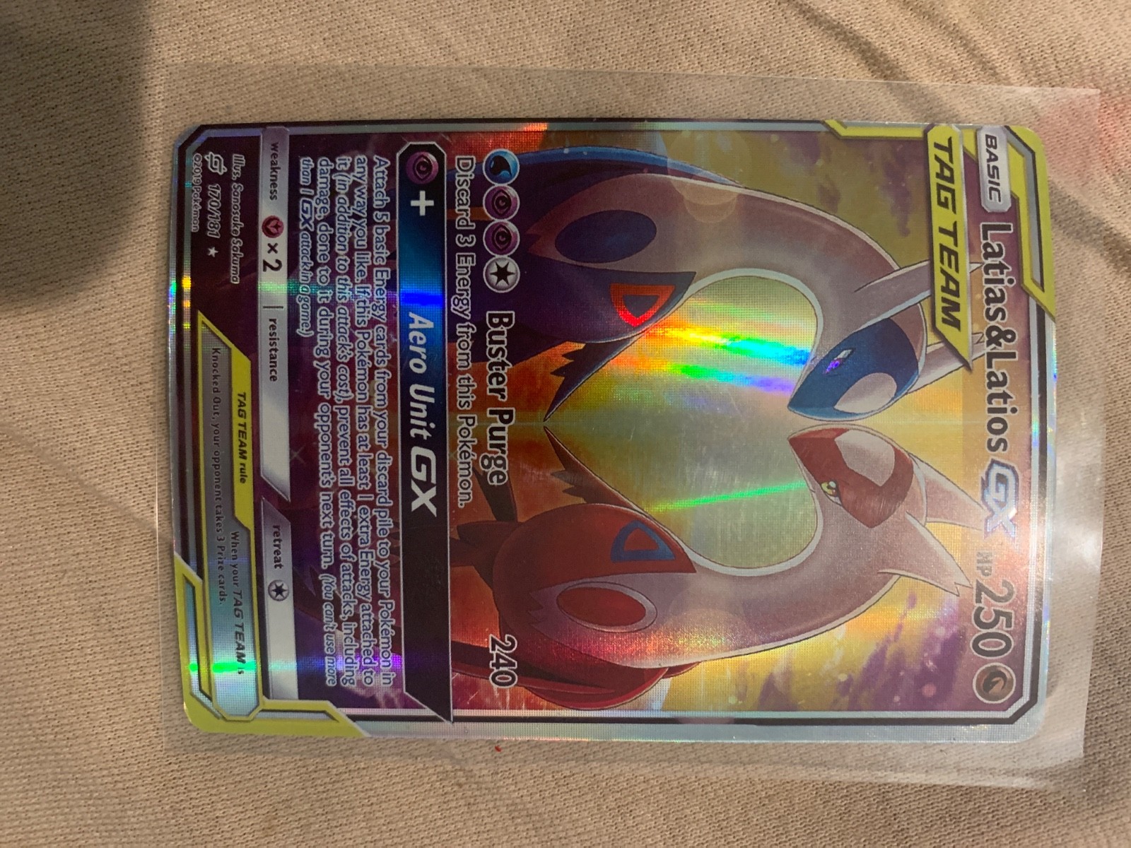 【psa10】Latias &amp; Latios GX 170/181pokemon FULL ART Latias & Latios GX (ULTRA RARE) SM Tag Team Up 169