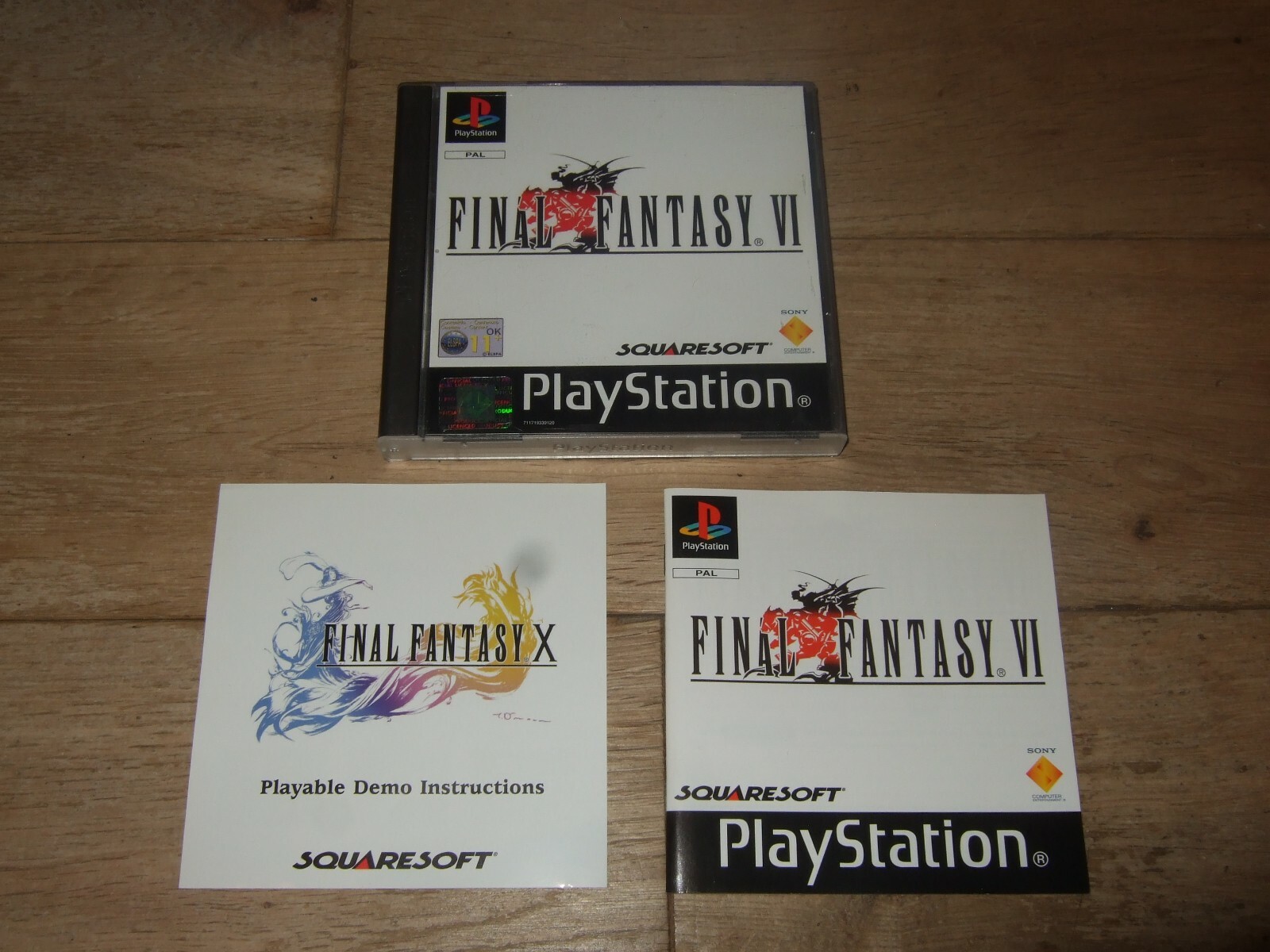 FINAL FANTASY 6 VI PLAYSTATION 1 PS1/PS2 PS3 GAME RPG