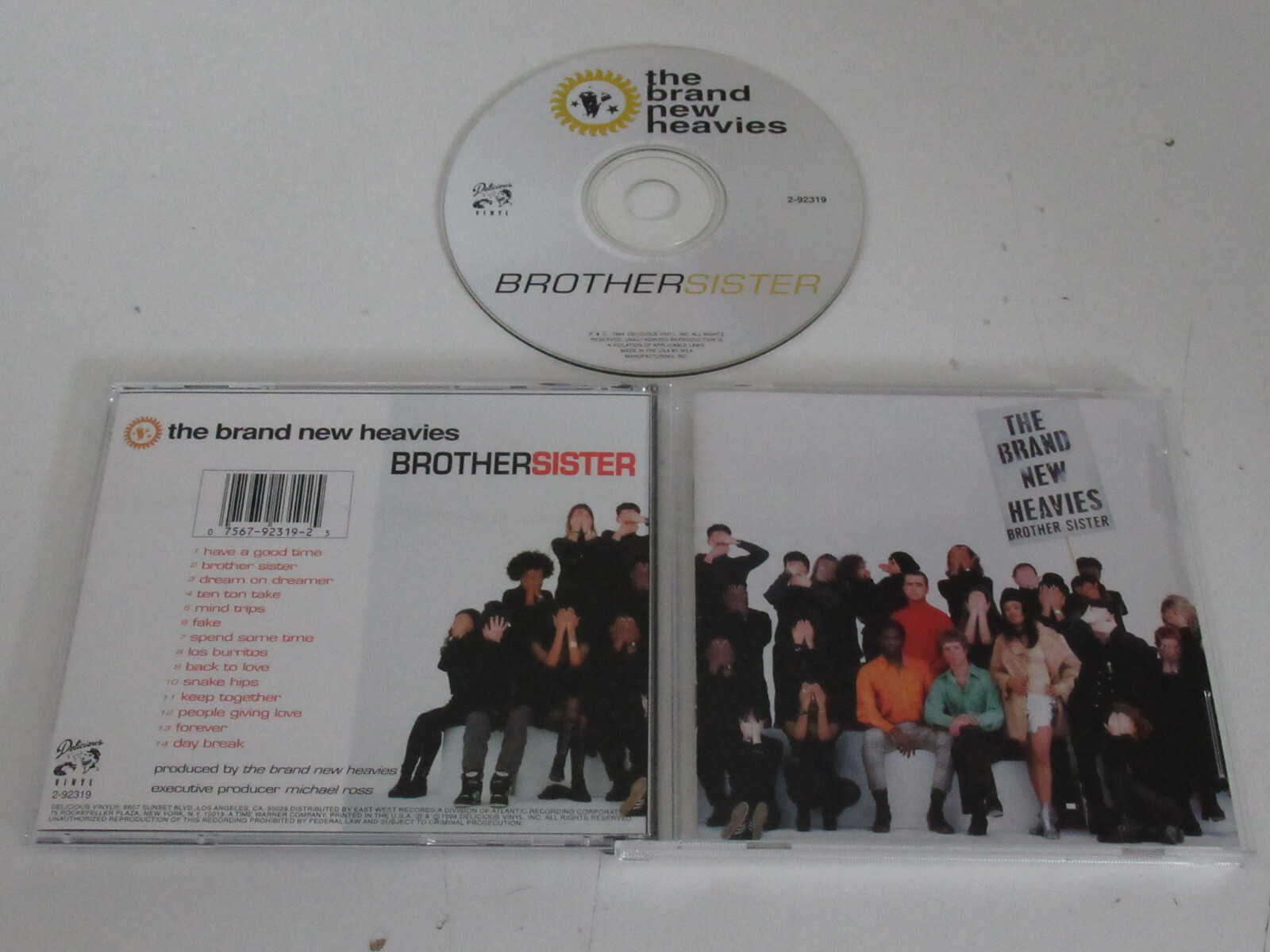 The Brand New Heavies ‎– Brother Sister/Delicious Vinyl ‎– 2