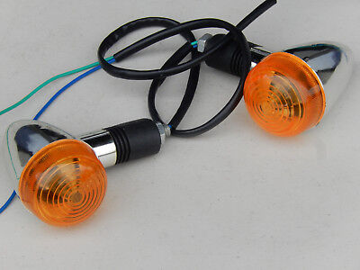 2 OF APC MINI CHOPPER FRONT & REAR TURN SIGNALS 12V GAS SCOOTERS