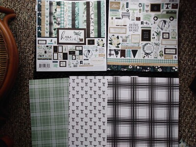 CARTA BELLA 12 X 12 HOME AGAIN KIT WITH EXTRAS (13+ SHEETS)