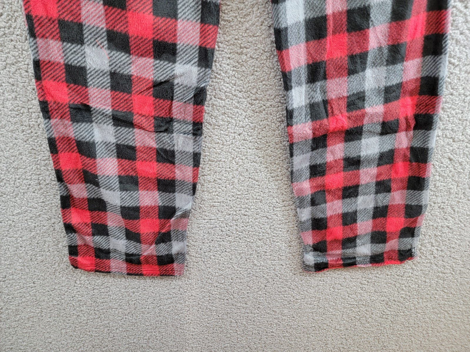 Max & Olivia Flannel Pajama Set Big Boys XL (16-18) Red Multi Plaid Button Front - Picture 18 of 22