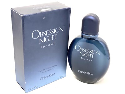 Obsession Night By Calvin Klein 2.5 fl.oz Eau De Toilette Spray For Men 