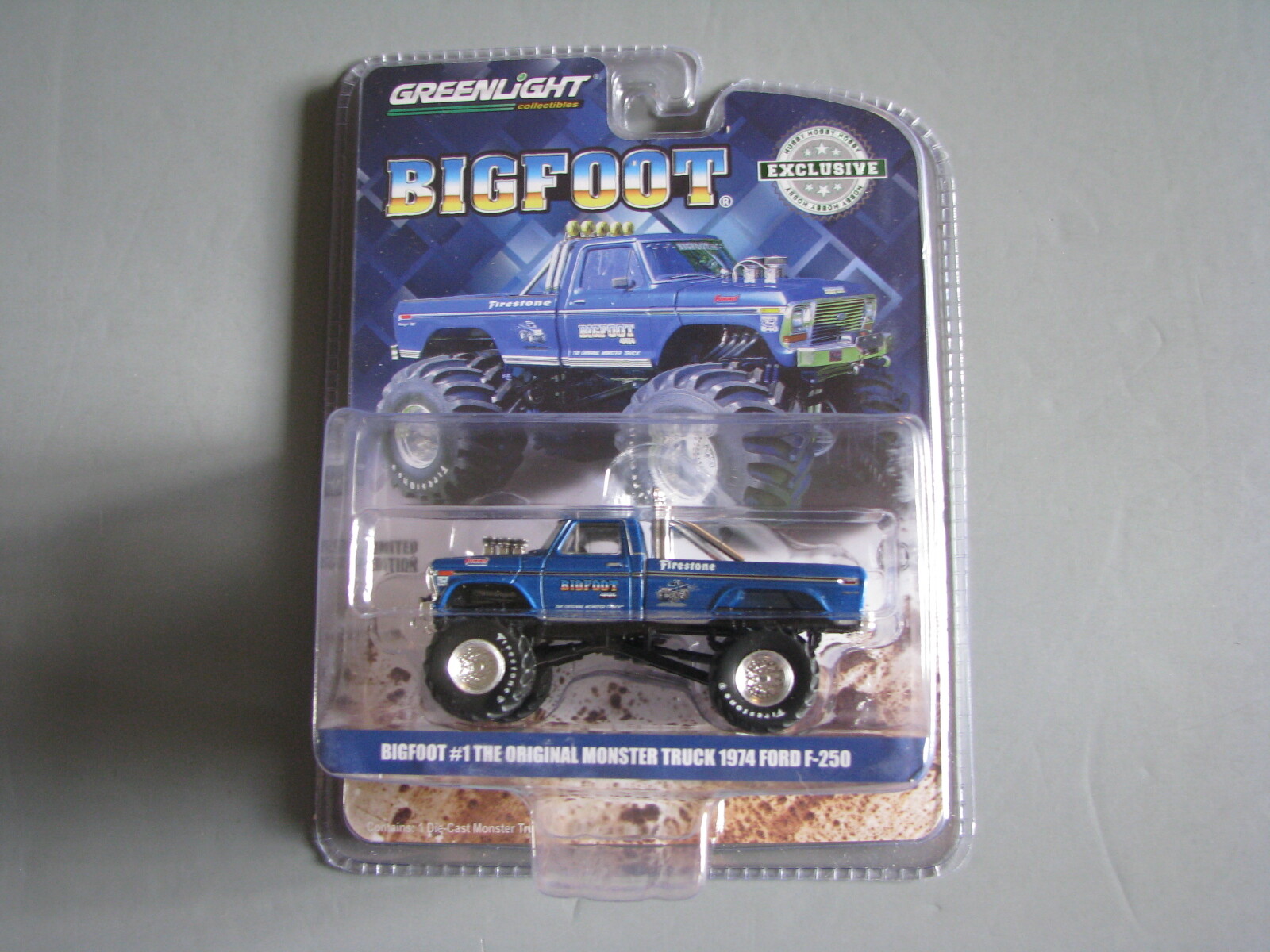GREENLIGHT BIGFOOT ORIGINAL MONSTER TRUCK 1/64 SCALE HOBBY