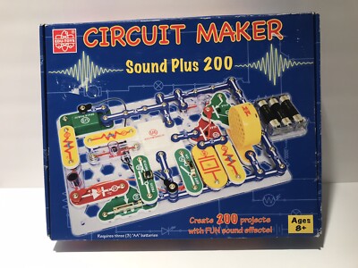 Edu Toys Circuit Maker Sound Plus 200 Complete Old Stock NEW In Box 2014
