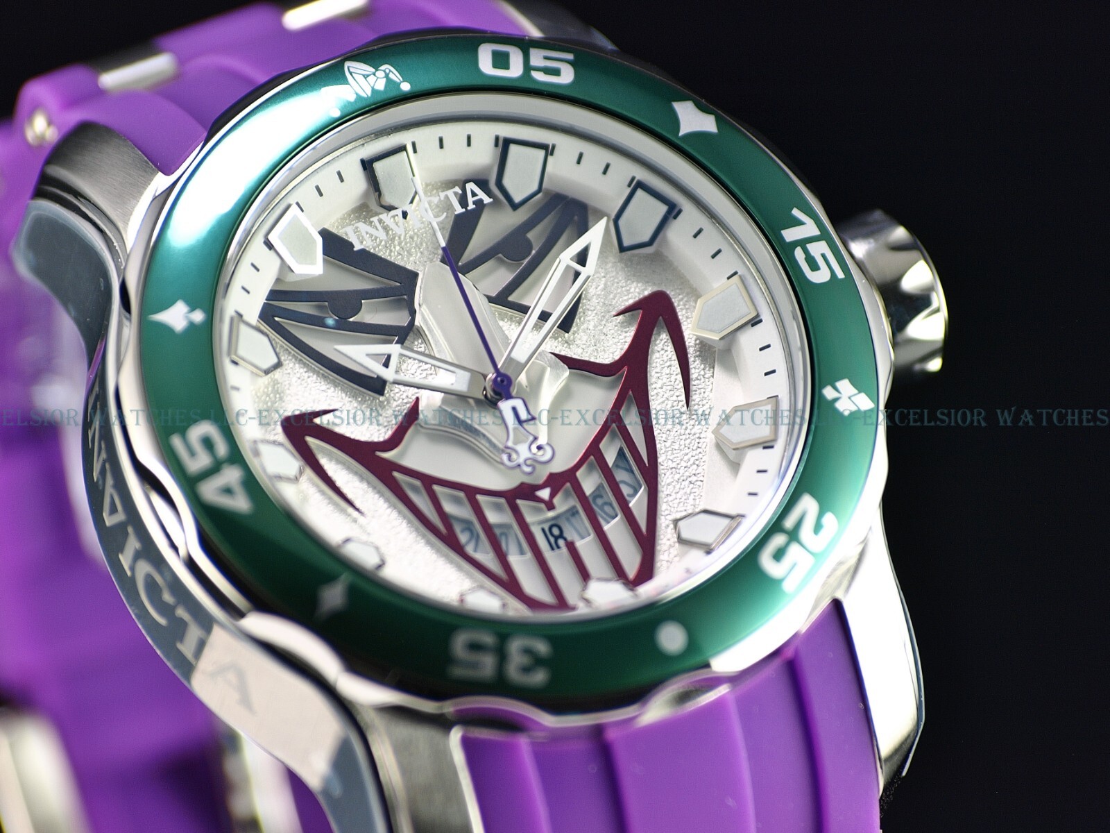 INVICTA DCジョーカーモデル 顔デザイン 腕時計 INVICTA DC