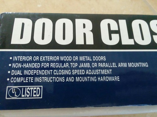 COMMERICAL DOOR CLOUSER SIZE 4 ALUMINUM FINISH