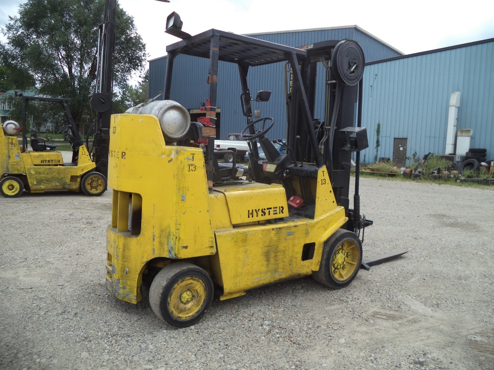 Hyster Model S80XLBCS, 8,000#, 8000# Cushion Tired Forklift, LPG Powered