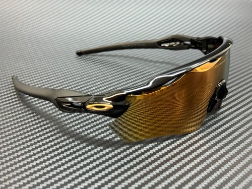 Pre-owned Oakley Oo9208 C9 Polished Black Prizm 24k Polarized 38 Mm Sunglasses