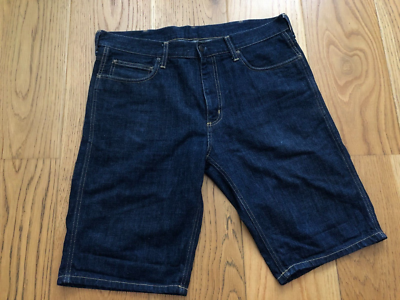 CARHARTT WIP MEN S WESTERN SHORT II BLUE DENIM JEAN SHORTS W33 L12