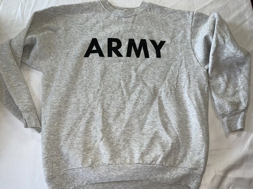 United States Army Sweatshirt Vintage 90s Military Made In USA Size Medium