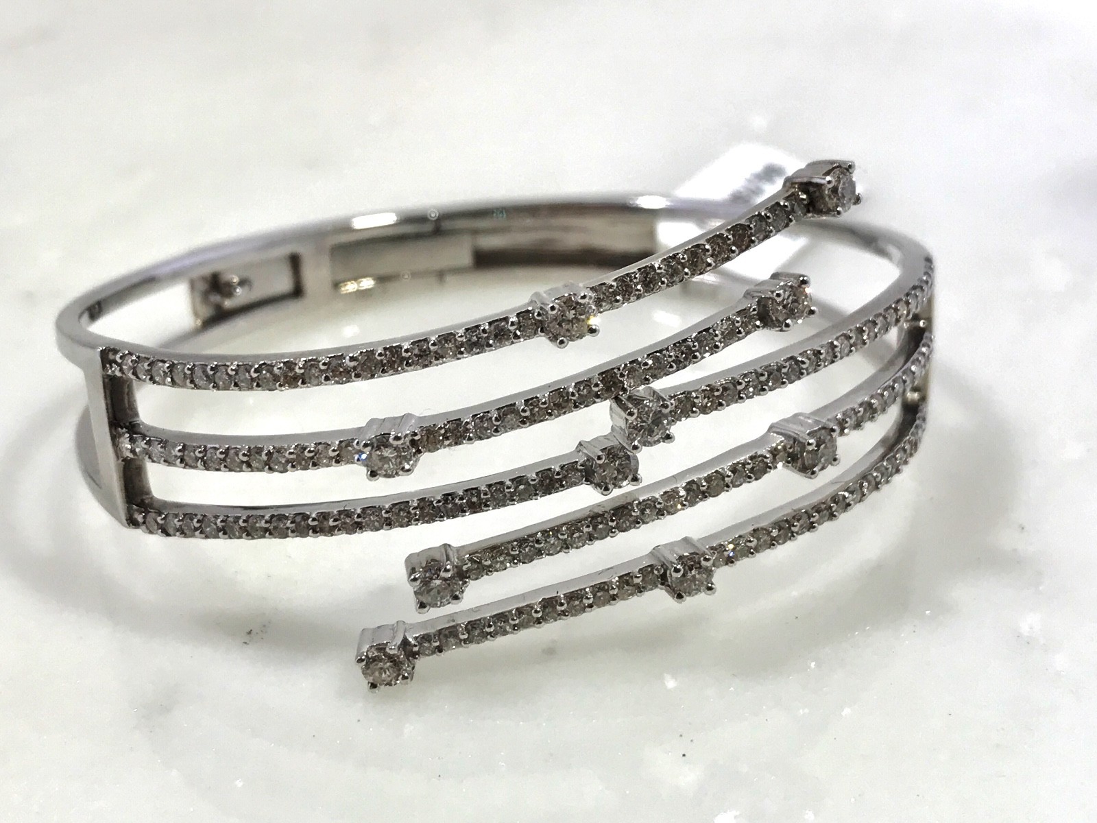 White Gold Diamond Bracelet