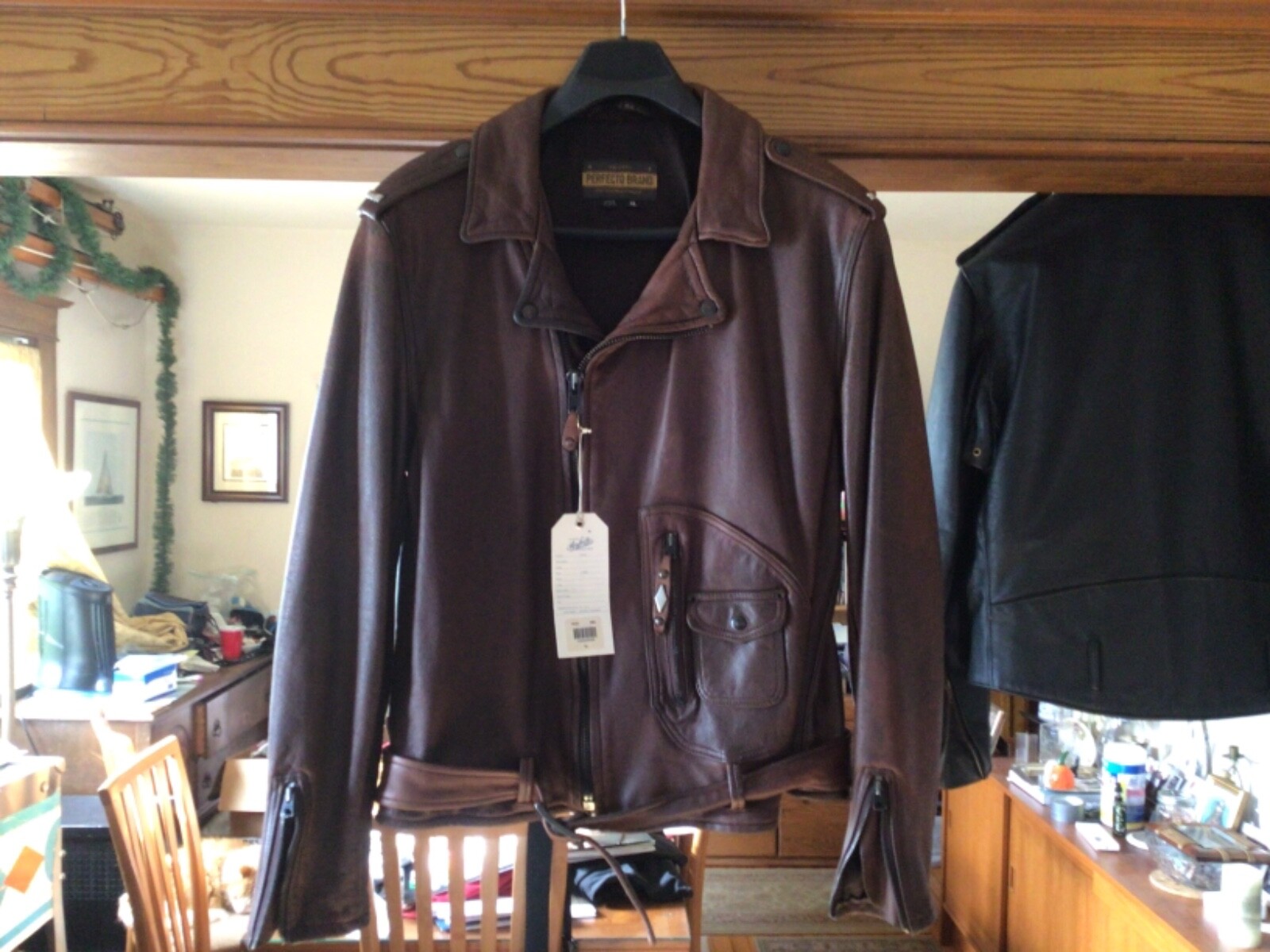 Schott　VARSITY 36 Dポケット Schott VARSITY 36 Dポケット Schott Varsity Jacket Black