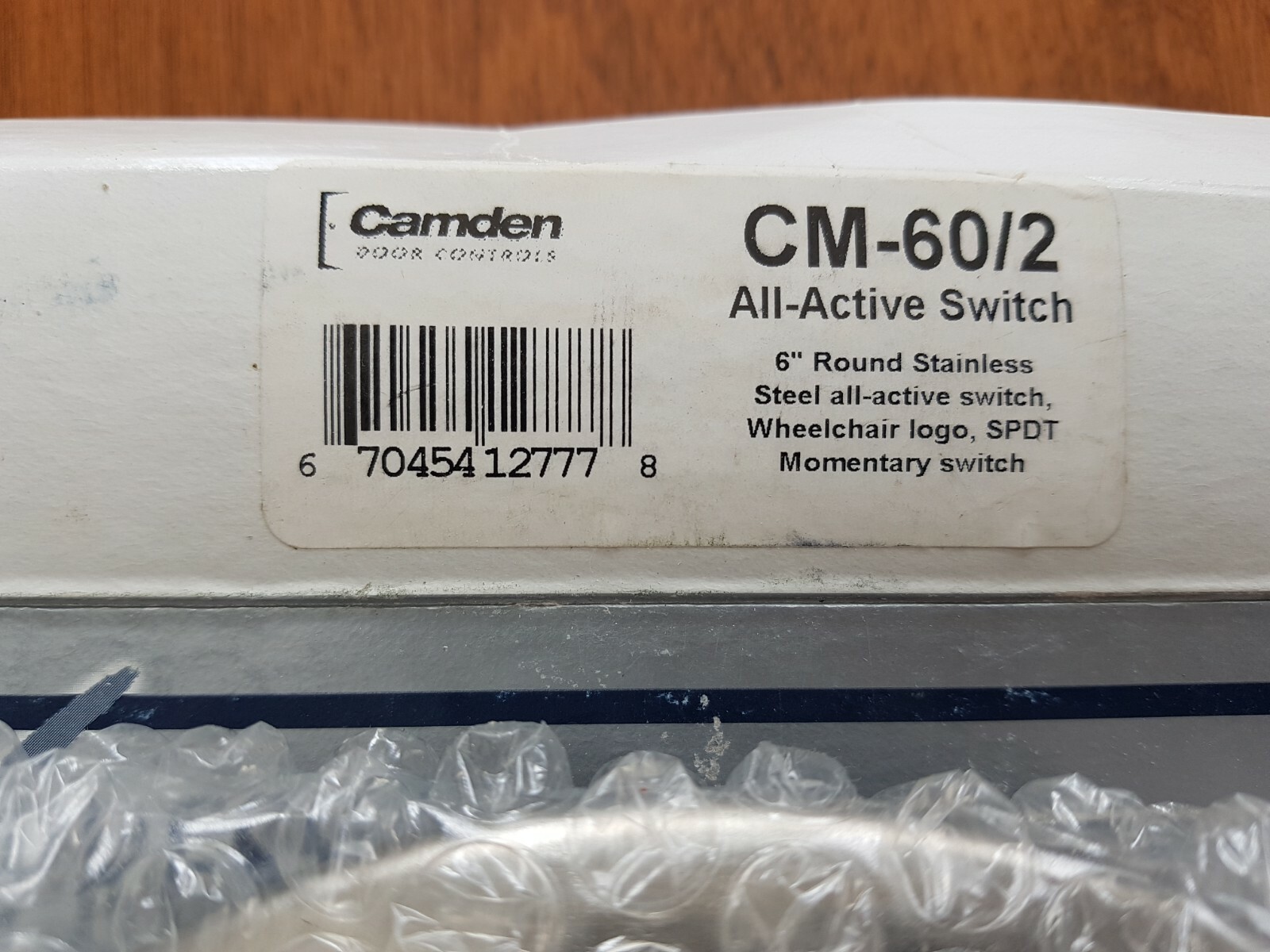 Camden Express CC-0040-BRUGOU-01 handicap door switch/button/actuator 6