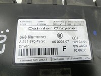 Mercedes C219 CLS 350 04-08 Steuergerät ECU Modul SCS Sitzmemory Links Vo Mercedes C219 CLS 350 04-08 14.07.2005... Vorschau 2
