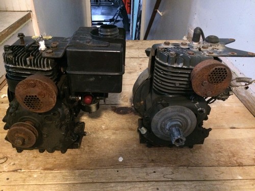 Two Vintage Tecumseh 3.5hp Motors