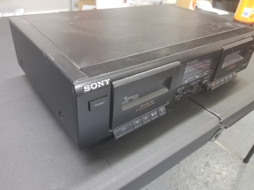SONY TC-WE305S Dual Cassette Player w/AMS Automatic Music Sensor & RMS Dubbing