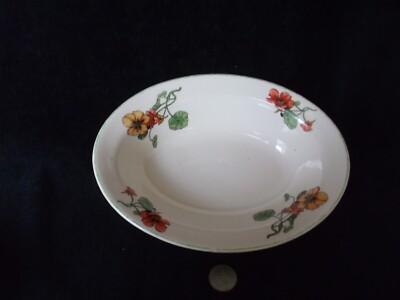Vintage Princess Anne Ostrow China Bowl Oval Golden Dusk