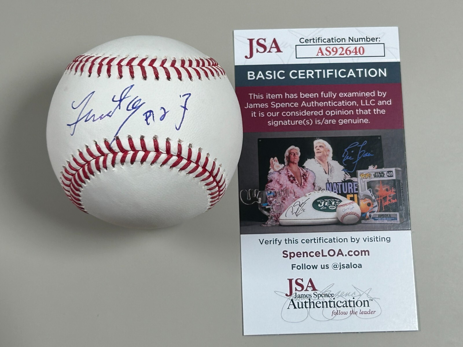 Atsuya Furuta Signed Official Baseball JSA COA Yakult