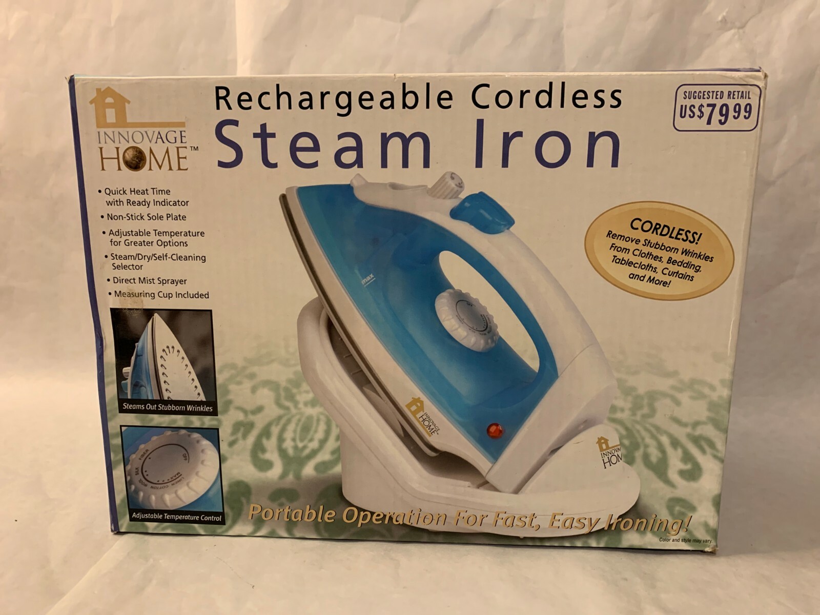 innovage home cordless iron