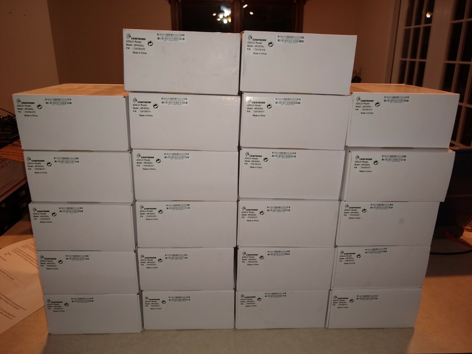 COMTREND AR-5220u ADSL ADSL2+ MODEM 4 PORT ETHERNET + USB ROUTER NEW IN BOX