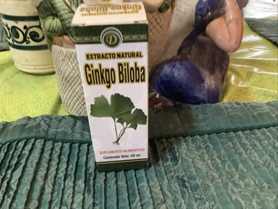 Extracto Natural Ginkgo Biloba-Estimula Memoria/Trata Demencia/Vertigo