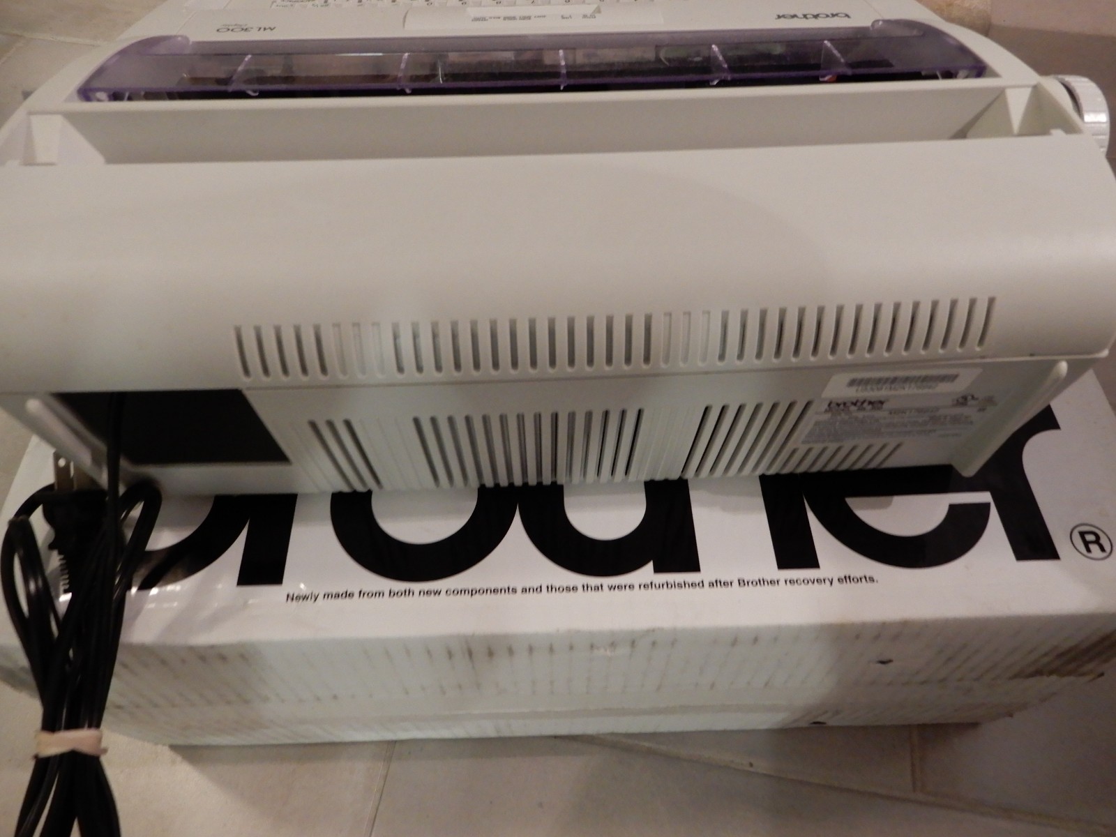 Brother ML 300 Standard Daisy Wheel Electronic Dictionary Typewriter ml300