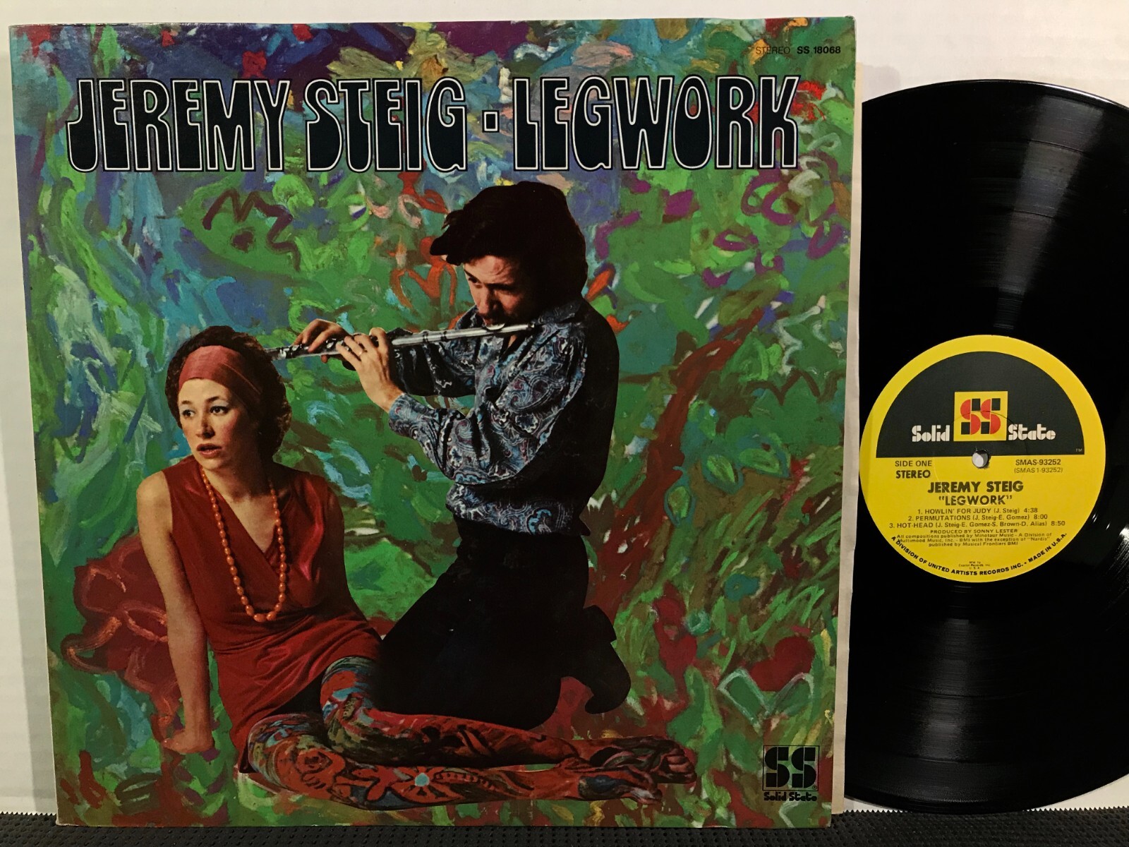 JEREMY STEIG Legwork LP SOLID STATE SS 18068 STEREO 1970 Jazz Funk Breaks JEREMY STEIG Legwork LP SOLID STATE SS 18068 STEREO 1970 Jazz Funk Breaks