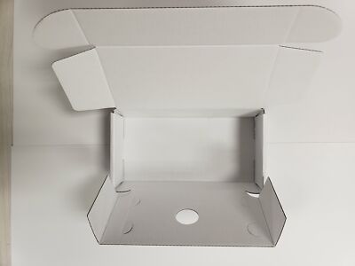 200 pcs E-Flute Large Cell Phone Empty Boxes White Generic