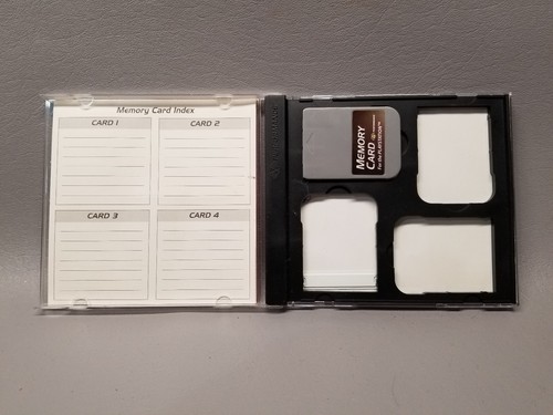 Performance Playstation 1 PS1 PSX Memory Card and Bonus Storage Case Kmart Value