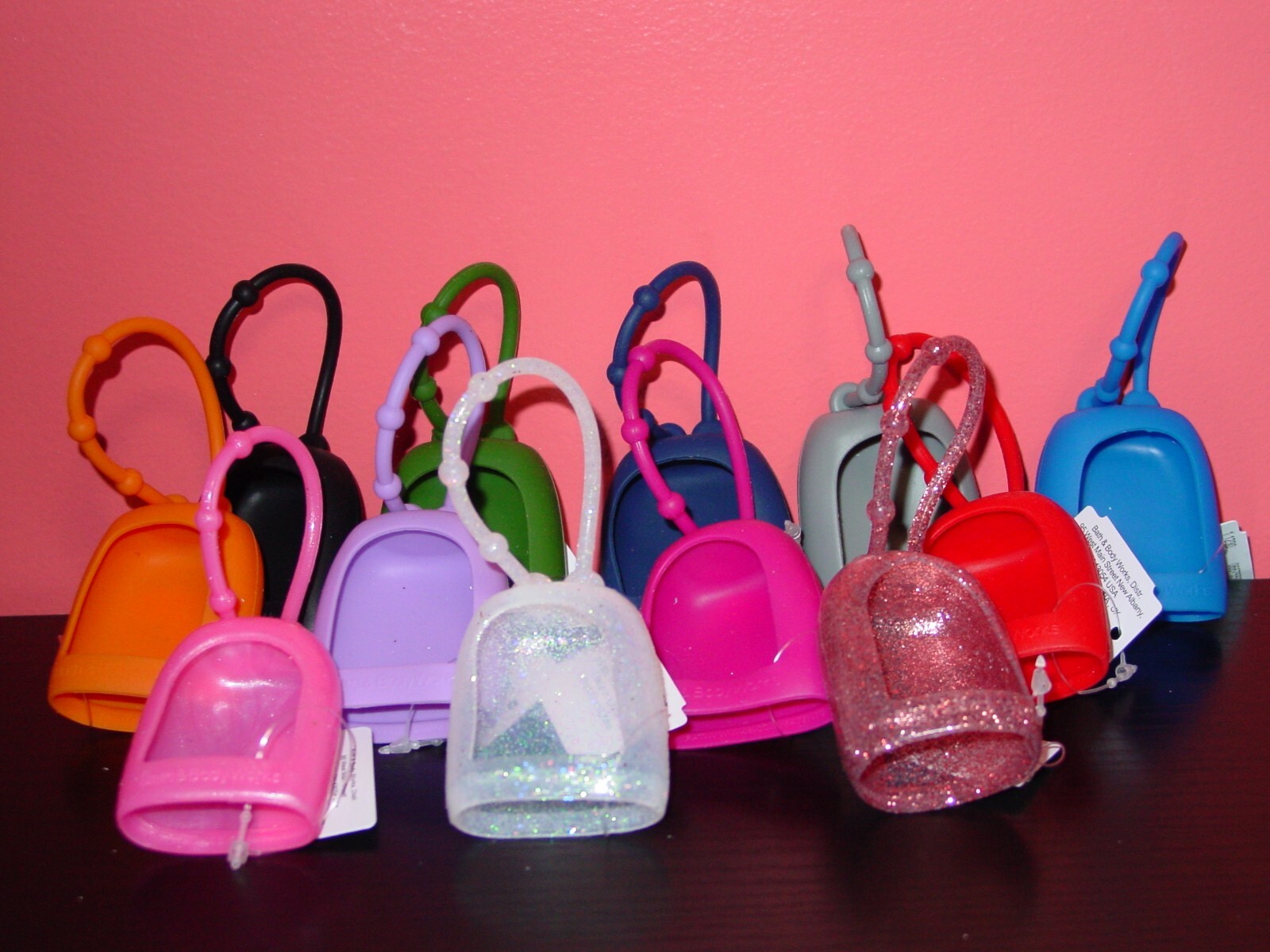 BATH & BODY WORKS POCKET *BAC HAND GEL HOLDERS NEW *CHOOSE SET OF 4 OR *SINGLES*