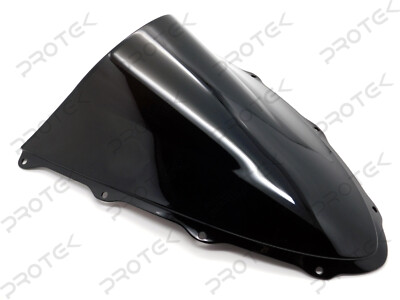 ABS Black Smoke Double Bubble ABS Windscreen Windshield For Ducati 959 1299