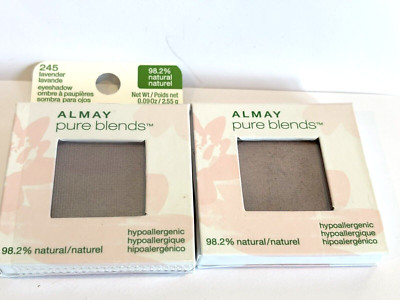 Almay Pure Blends Hypoallergenic Eyeshadow 245 Lavender 0.09oz (Lot of 2)