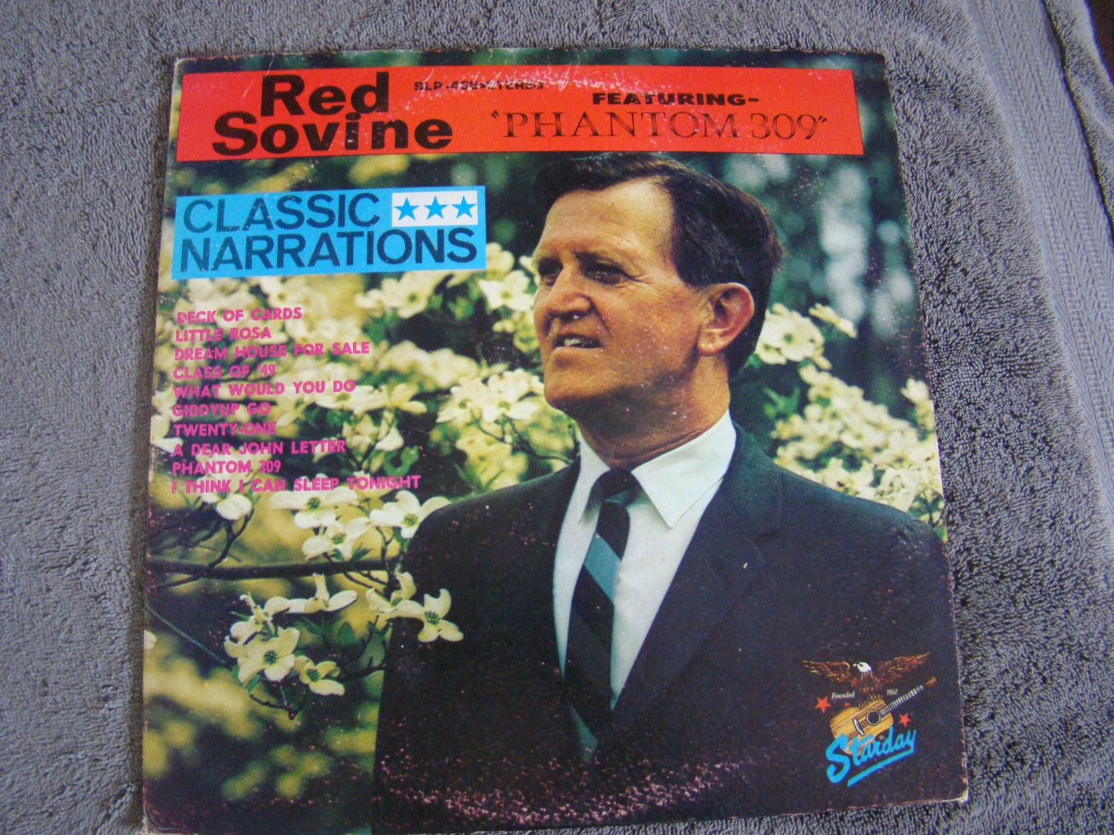 Vintage Vinyl LP - Red Sovine featuring Phantom 309, Classic