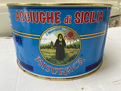 Acciughe Alici Salate Sicilia Sciacca 5 Kg ITALIANE ITALIA 18 Pesci A Strato