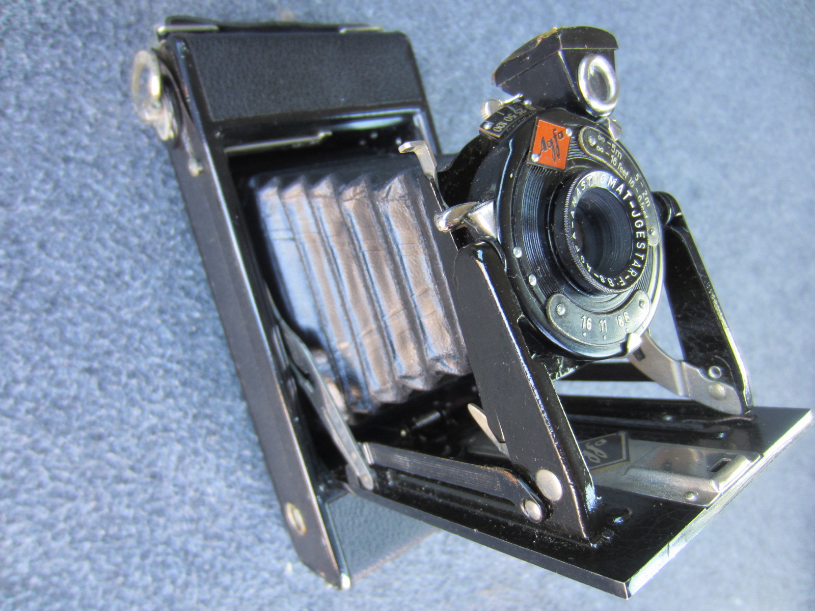 AGFA - Bellows Camera with Original Leather Case