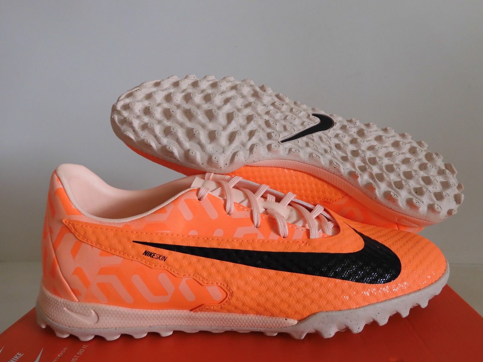 Nike Phantom Gx Academy Wc Tf Guava Ice Orange-Black Mens Sz