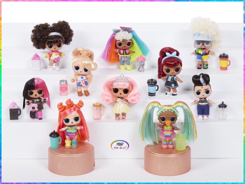 lol doll rainbow hair