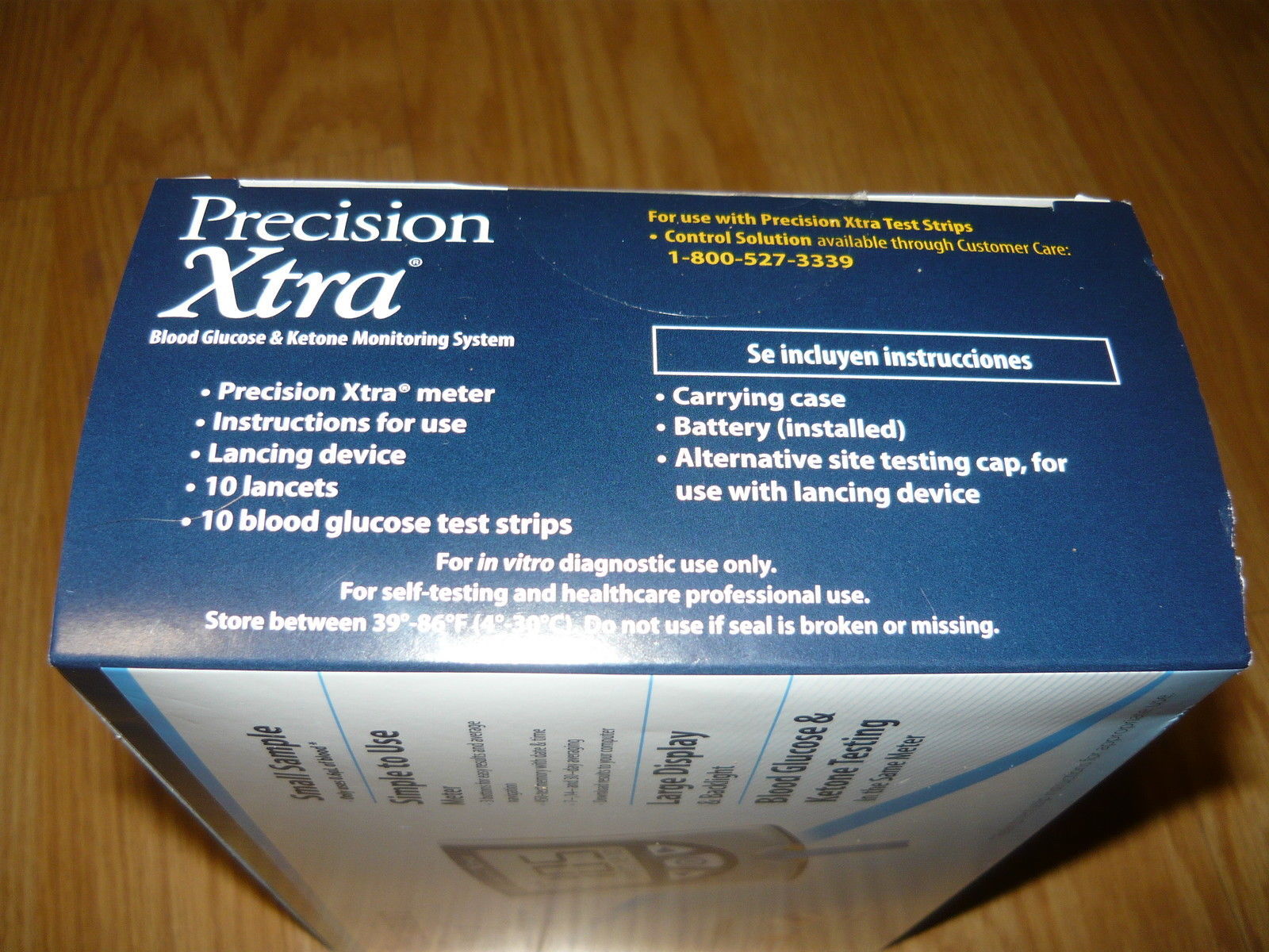 Precision Xtra Blood Glucose & Ketone Monitoring System Meter And Strips 08-2019